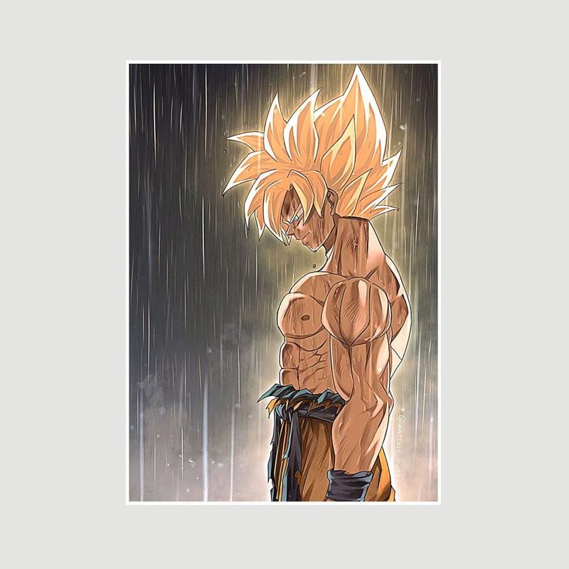 

Класичні аніме Dragon Ball Плакати Білий папір Вінтажні плакати Декор HD Друковані настінні картини Розпис інтер єру Фреска Вітальня Прикраси Картинки 30x21cm