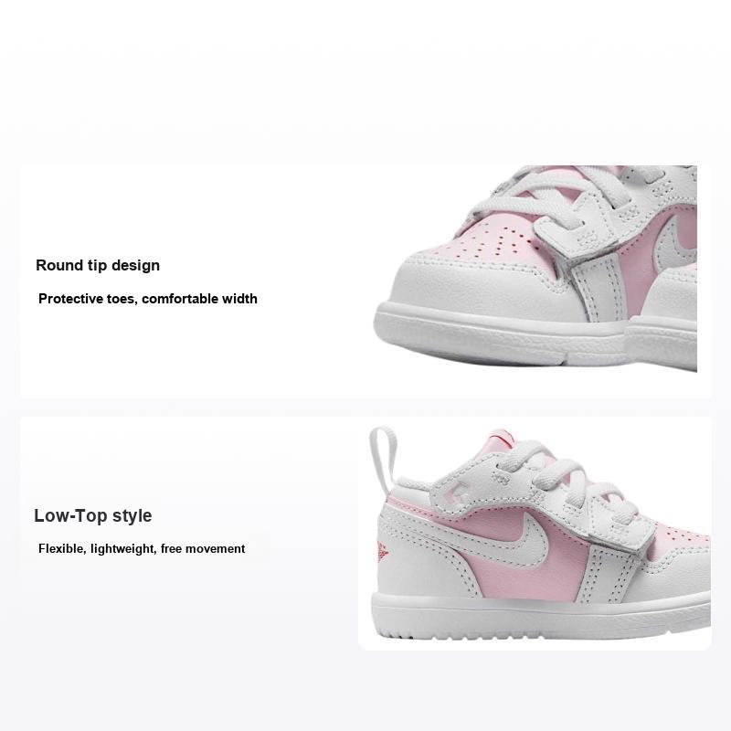 Кроссовки Air Jordan 1 Low ALT TD Pink Foam Baby Fire-Red White DR9747-608 23.5