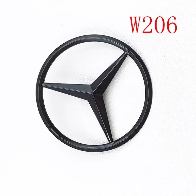 AAVF1 3D ABS Glossy Black Logo C43 Embelm Letters BITURBO 4MATIC Badge AMG Sticker For Mercedes Benz C43 W205 W206 AMG Accessories
