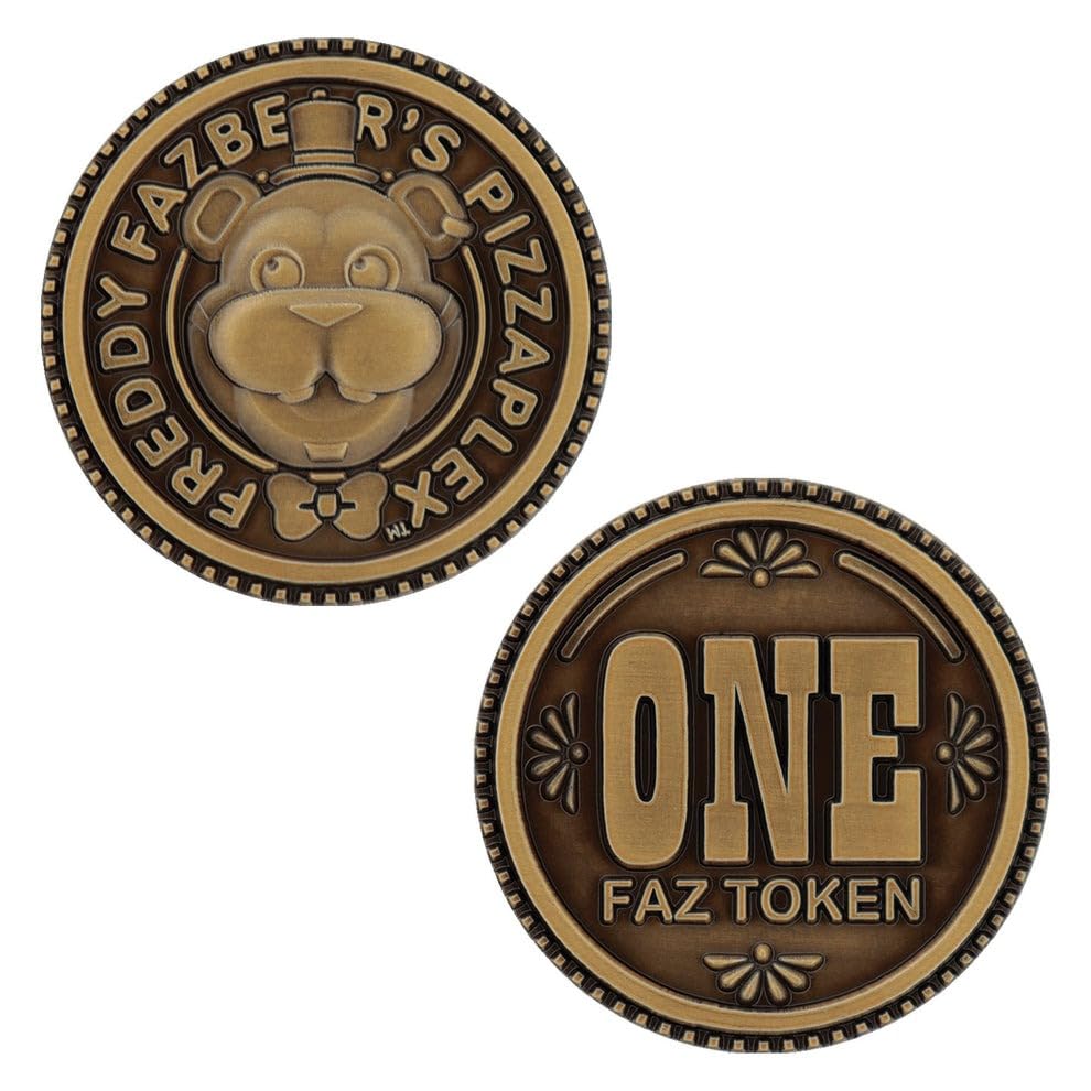 Officially Licensed Five Nights at Fuzz Token Coin Freddy's (Serial Numbered)