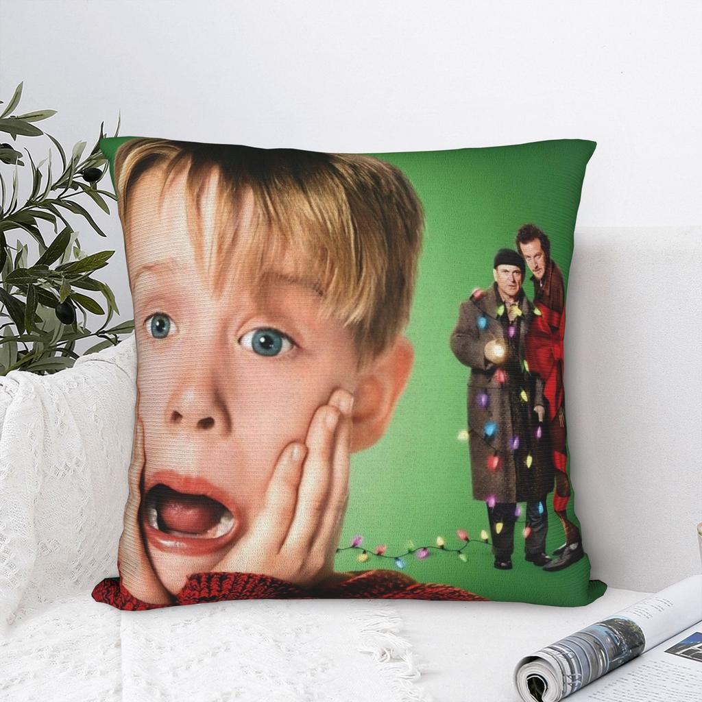 Printed Home Alone Movie Kevin Comedy Pillowcase Polyester Cushion Cover Decorative Macaulay Culkin Pillow Case Cover Bedroom