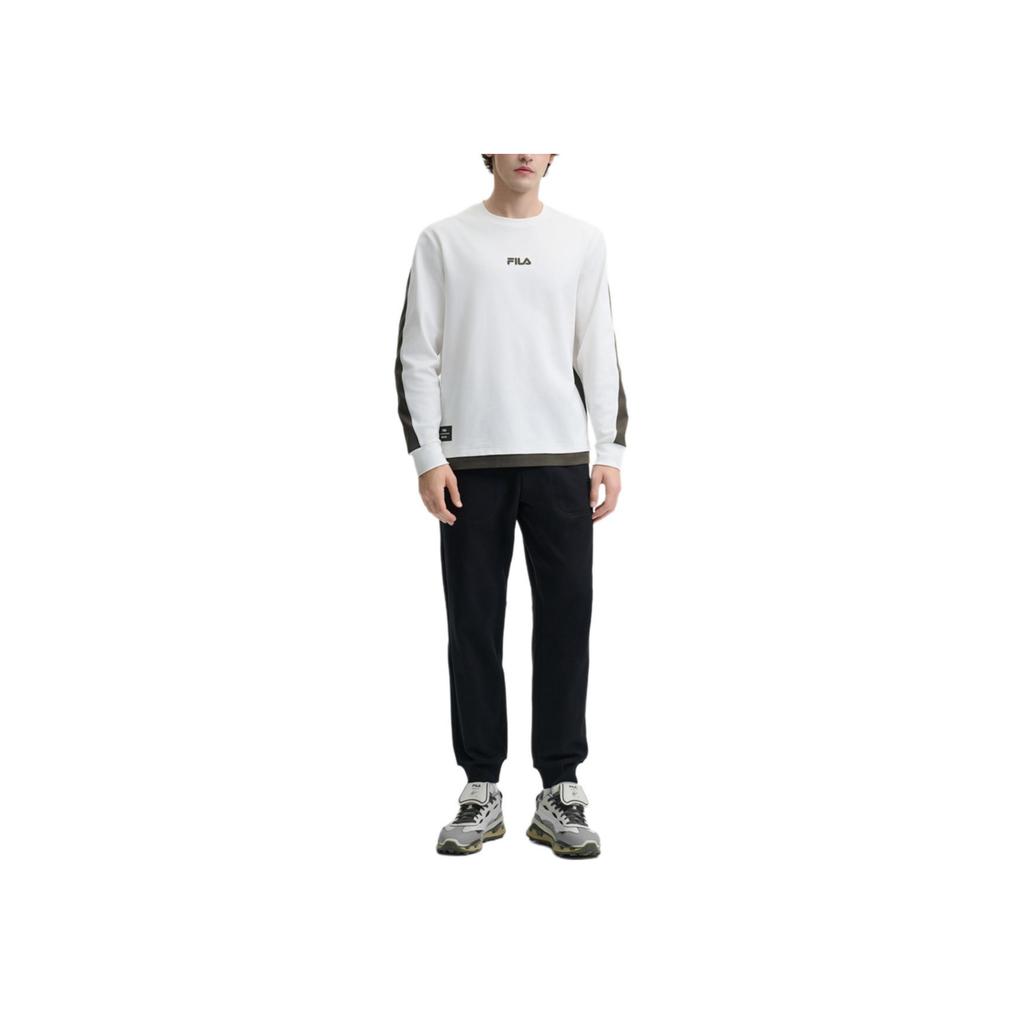 New FILA T Shirts Men's Cloud White F11M448210F-WT