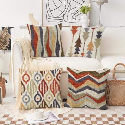 Modern Fashion Simple Geometric Pattern Printing Pillowcase Living Room Sofa Cushion Cover Bedroom Room Home Decoration