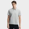 FILA F.C. Classic Minimalist Basic Casual Light Business Versatile Comfortable Knitted Short Sleeve Polo Shirt Men tops Storm-Gray F11M621103FGY