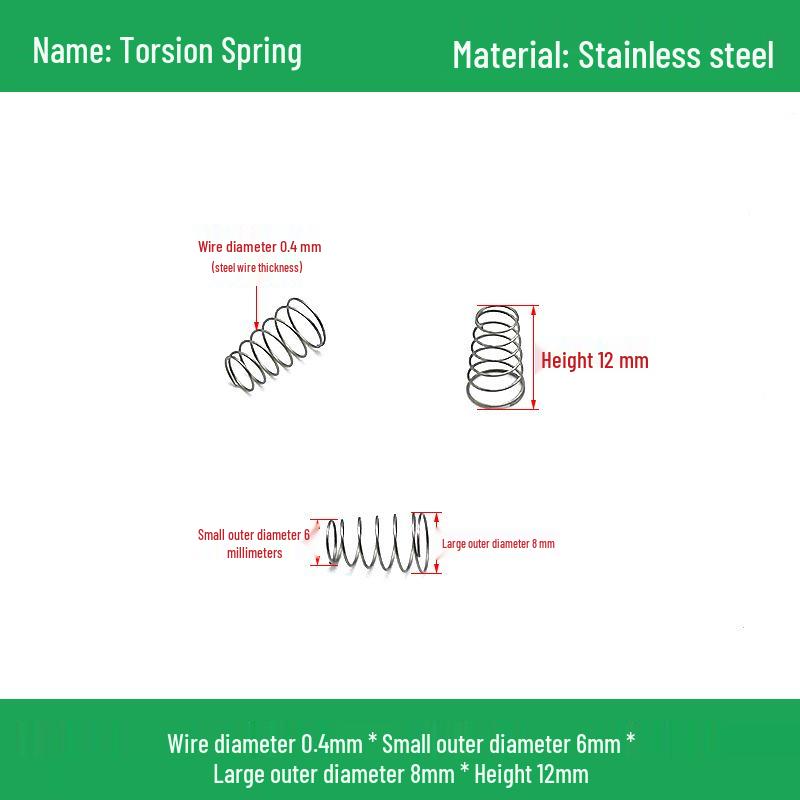 Stainless Steel Pagoda-Shaped Trapezoidal Compression Spring for Battery