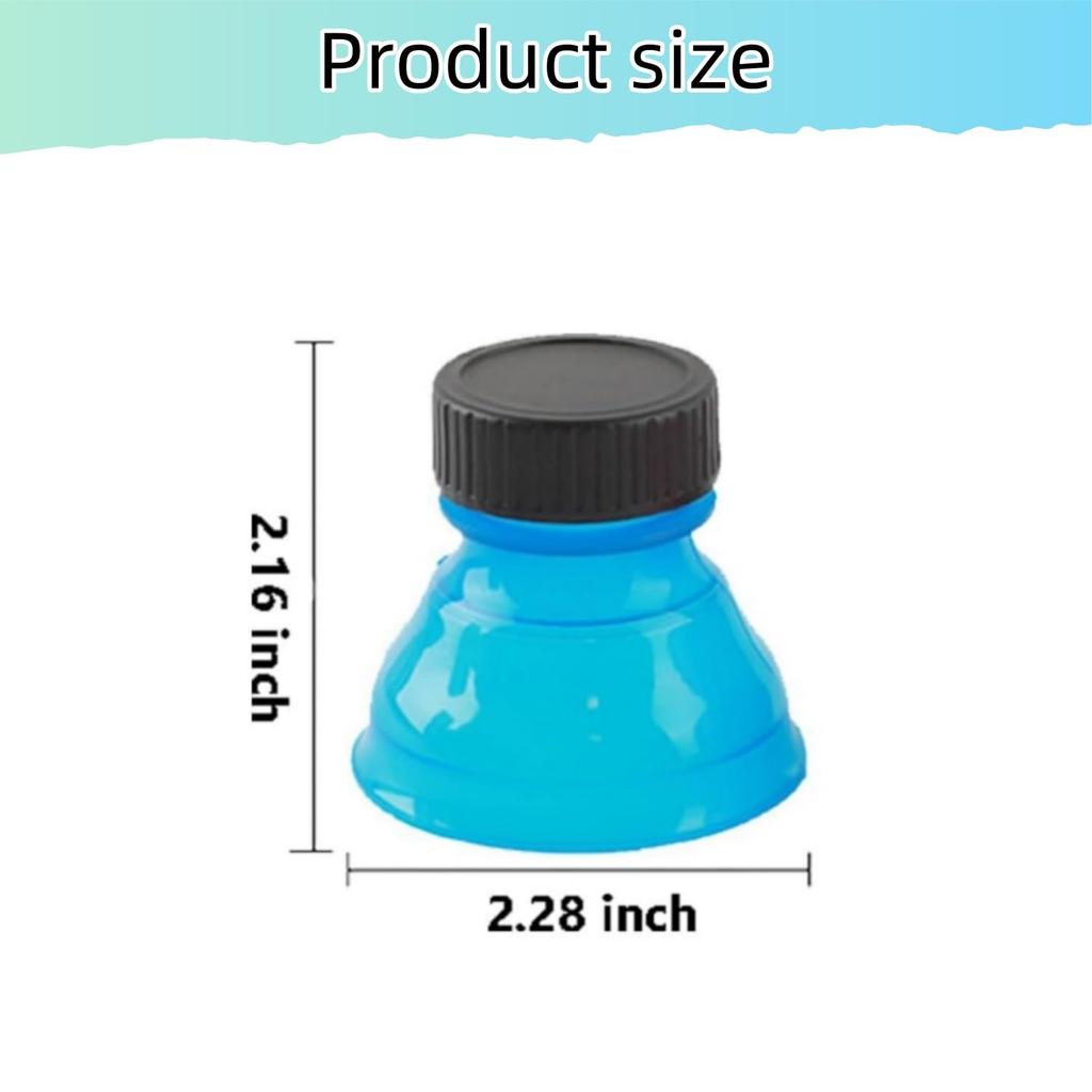12 PCS Reusable Soda Can Lids - 6 cm Plastic Drink Can Tops for Beer Seltzer Carbonated Beverages - Leak-Resistant Sealing Caps Assorted Colors