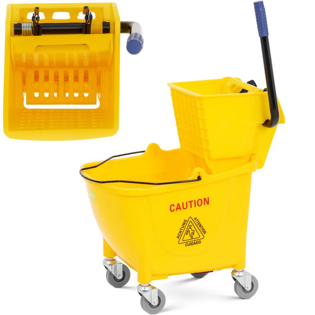Floor Cleaning Trolley with Wringer 32 L