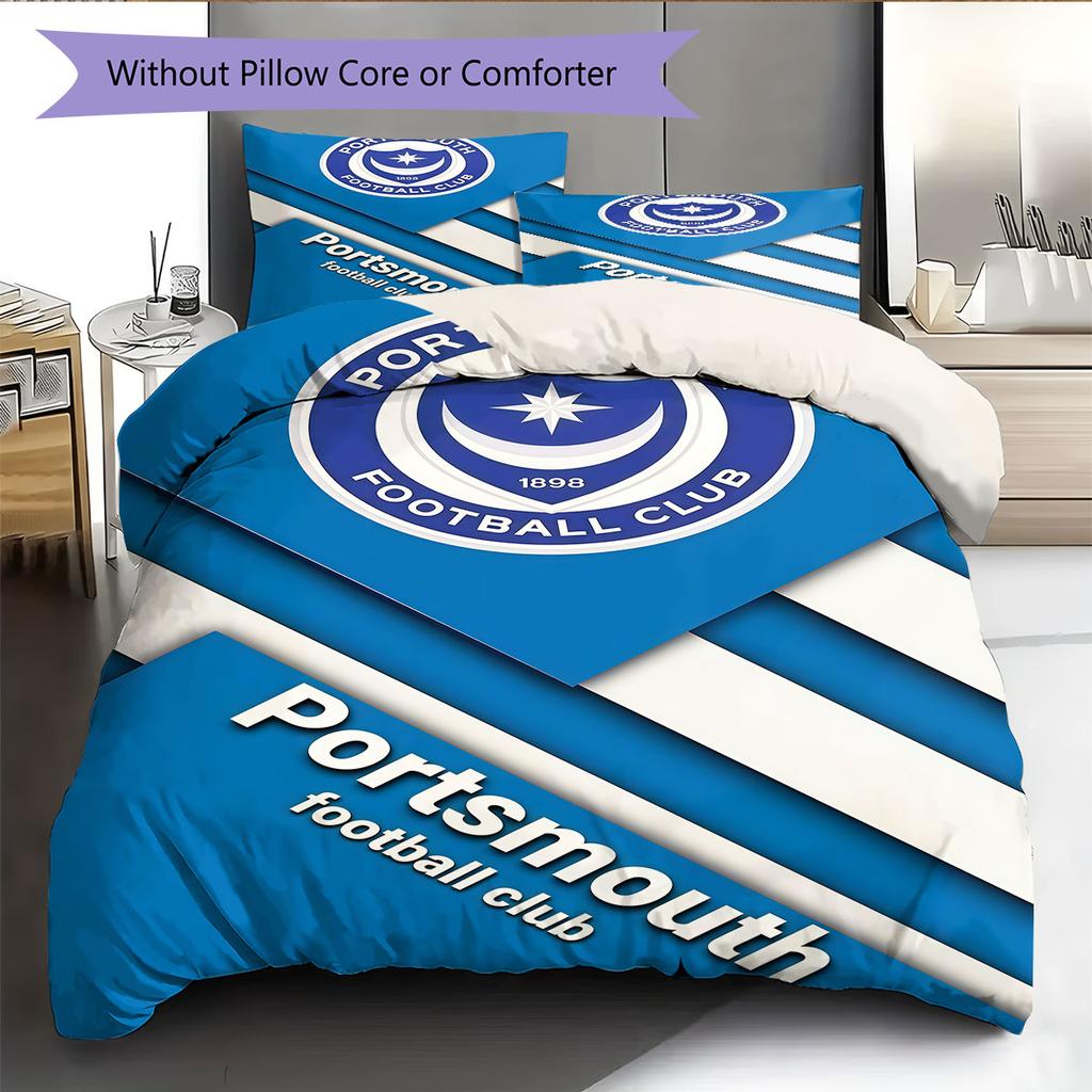 PFC logo Bedding Quilt Set Quilt Cover Pillowcase Home Decoration Birthday Gift (1 * duvet cover + 2 * pillowcase, without core)