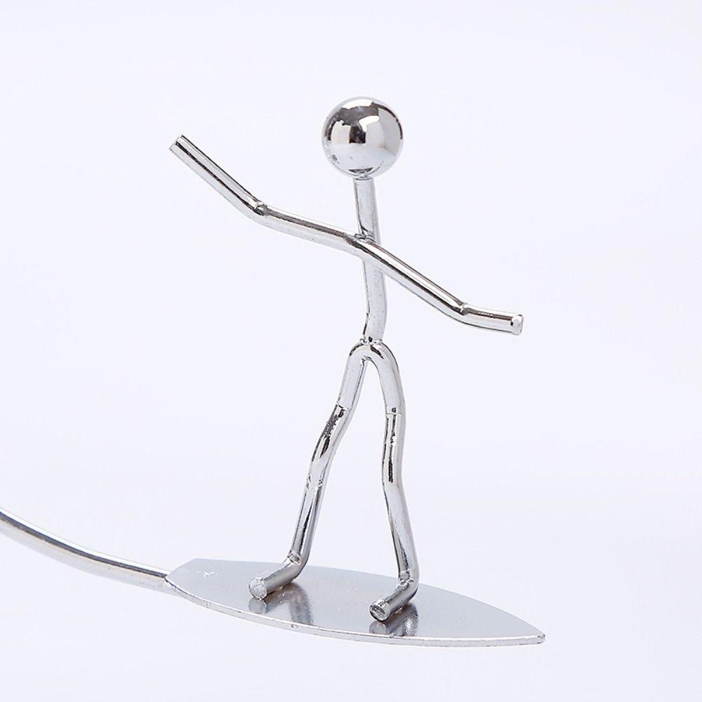 Home Decor Balance Iron Man Ornaments Pendulum Cradle Decompression Desk Toy  Home Office