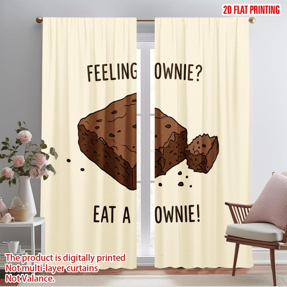 

2 шт. шторы с 2D плоской печатью, на ощупь как дауни, из полиэстеровой ткани, без электричества, праздничный настенный декор на Новый год 52.50×116.00 CM 2pcs