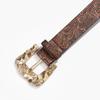 Carved Pin Buckle Belt for Jeans Pants Ethnic Embossed Pattern Waist Belt Western Styles PU Belt Women Men Waiststrap