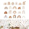 Wall Sticker 21Pcs Removable Stickers Rainbow Clouds PVC 76*58cm Size After Splicing Home Decoration For Bedroom Bathroom