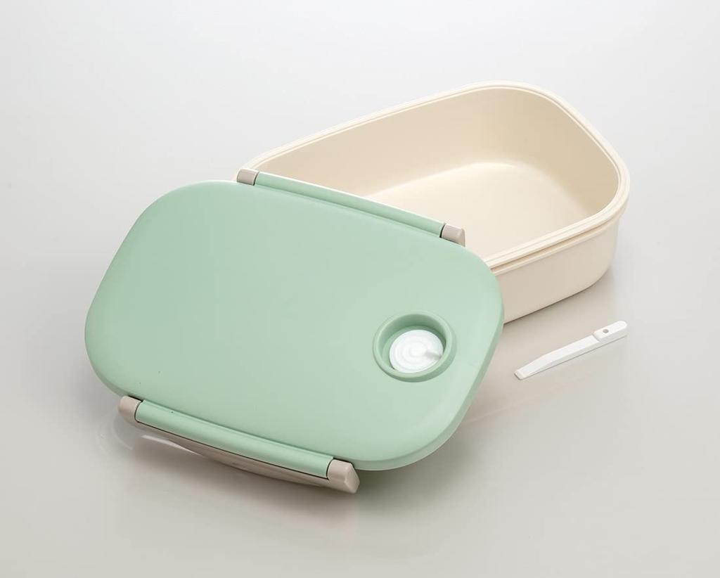 Skater Vacuum Storage Lunch Sealable Made In Container, Large, Box, Container, Green, Japan, 800ml, MPP5N-A