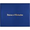 GraduationMall Handcrafted Imprinted Diploma Cover 6" X 8" (Royal)