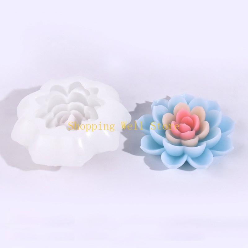 KX4B Flower Resin Molds 3D Flower Molds for Making Soap Chocolate CN