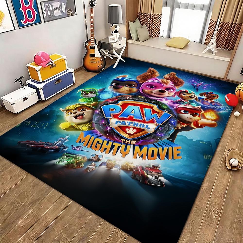 Paw Patrol Pups' Happy Time Patterned Rug Durable Stainresistant Carpet For Hallway Balcony Study Home Party Decor Birthday Gift
