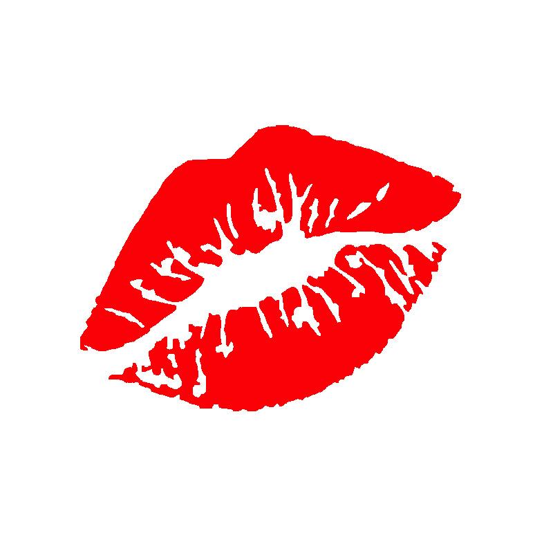 Kuss Lip Auto Aufkleber Auto Karosserie Fenster Stoßstange Windschutzscheibe Motorrad Helm LKW Fahrzeuge Autos Dekoration Zubehör