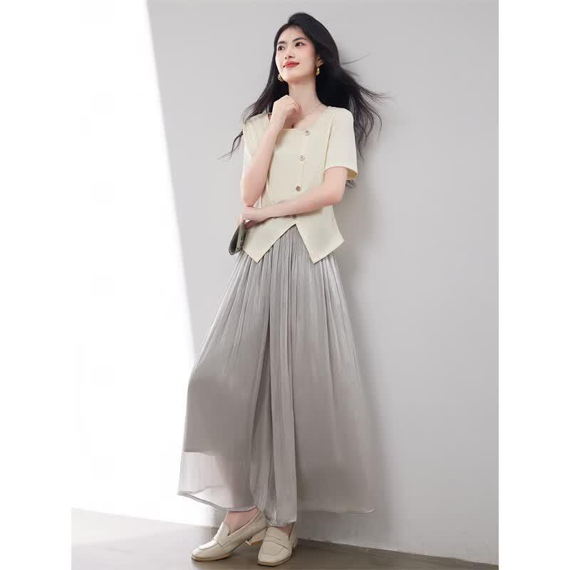 Xin Feiyu Elegant Summer Two-Piece Set