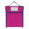 File Bag with Clear Label Window School Book Bag Portable Document Folder