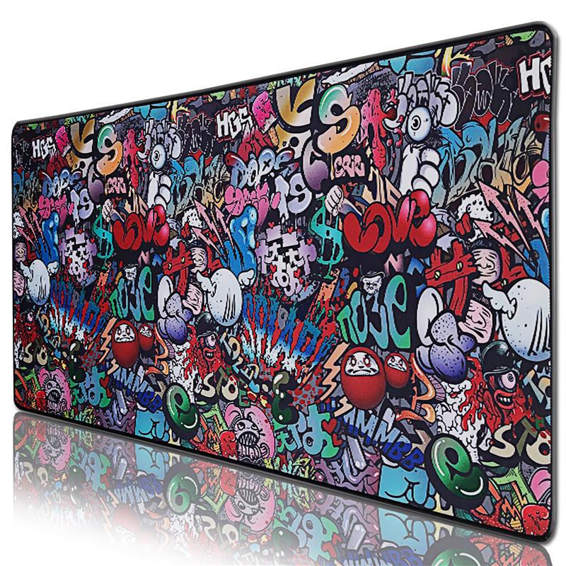 Fashion Cool Extra Large Mouse Pad Old World Map Gaming Mousepad Anti-slip Natural Rubber with Locking Edge Gaming Mouse Mat