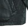 Long sleeve leather jacket M black Sheep leather Men's Used