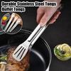 17.5/23.5/29cm Edelstahl Servierzange Hitzebeständige Küchenzange Buffet BBQ Zange Küchenutensil Heimzubehör