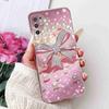 For Redmi Note 10 5G Case Fashion Rose Bow Soft Silicone TPU Back Cover For Xiaomi POCO M3 Pro 5G 6.5" Shockproof Phone Cases