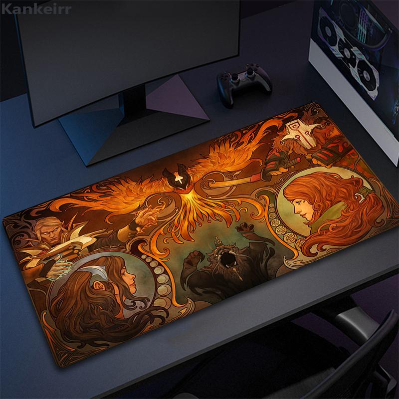 Dota 2 Mauspads Großes Tastaturpad Schreibtisch Gaming Mauspads Laptop Anti-Rutsch Büro Naturkautschuk Gamer Schreibtisch dota2 Mauspads PC
