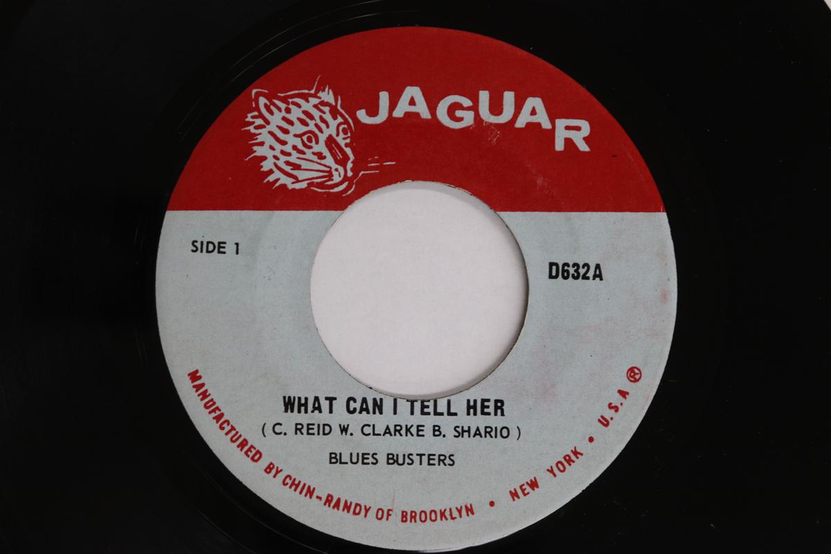 

7inch Record BLUES BUSTERS / BYRON LEE - What Can I Tell Her / What Can I Te D632 JAGUAR US Reggae, Ska & Dub Used