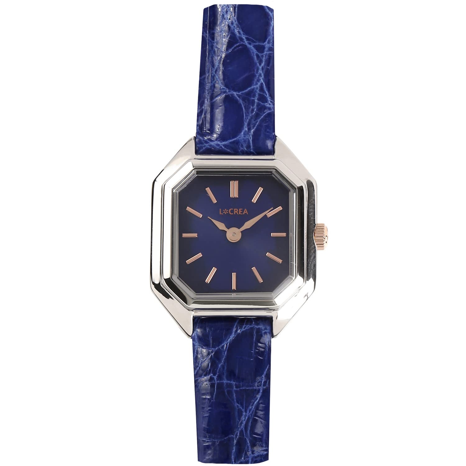 

Женские солнечные часы LeClair из натуральной кожи крокодила, Япония [LCREA] LC2004-SS (CARRE/Серебро, пояс/LC2004-SSCBL)