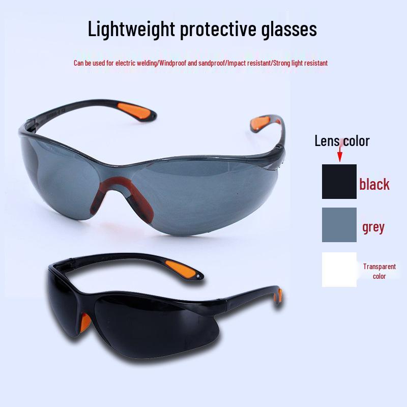 

Windproof & Impact-Resistant Protective Goggles for Cycling, Welding, and Outdoor Sports 168 Protective Glasses (Black)