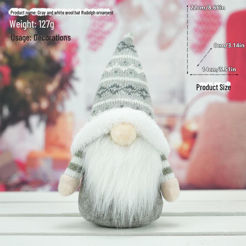 2024 Luminous Christmas Decorations: Rudolph, Santa, and Snowman Dolls