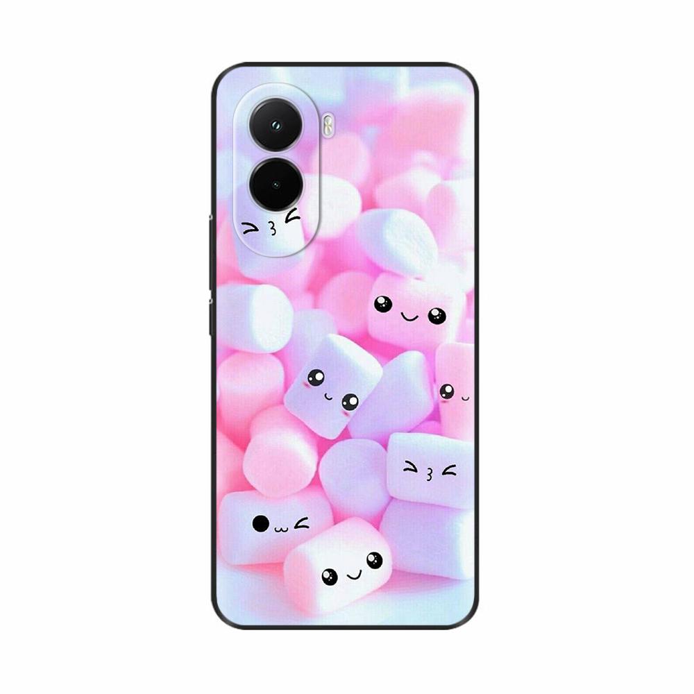 Soft Case For Xiaomi Poco M7 4G Luxury Print Back Cover For PocoM7 M7 Silicone Bumper Protective Shockproof Capa Pocom7 4G Coque