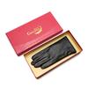 Crocodile Women's Goatskin Thin Touchscreen Driving Leather Gloves