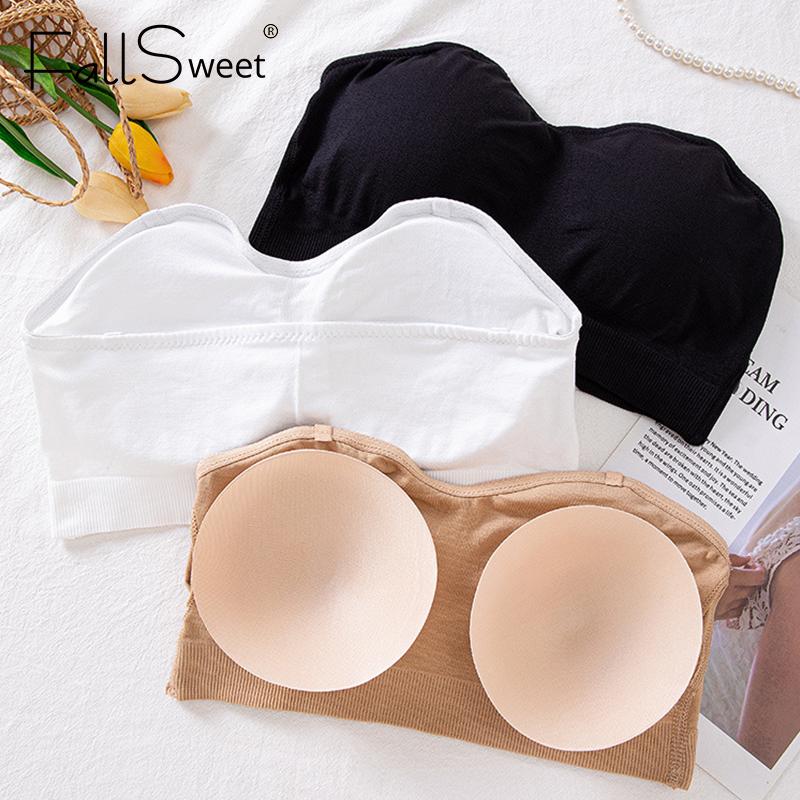 Seamless Invisible Strapless Bra Sexy Underwear Women Push Up Bras Wireless Comfortable Solid Solid Brassiere Thin Cup Sexy Lingerie Female XS-XXL