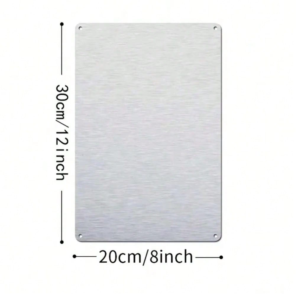 Funny "I Hate My Job" Metal Sign 8x12 Inch Rustic Wall Art Decor for Bathroom Bedroom Kitchen Home