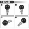 X AUTOHAUX 25mm Motorcycle Ball Mount Portable Tripod Ball Adapter Auto Bike Rearview Mirror