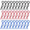 10Pcs 7MM RC Car Shell Clip R?Shape Metal Body Clips Pins for 1/ 1/6 1/8 1/10 RC Car