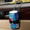 LIFKOME Car Drink Multifunctional Hanging Cup Suitable for Rear Seat and Door Side Car Interior Storage Organizer Holder, Adjustable, Holder, Black,