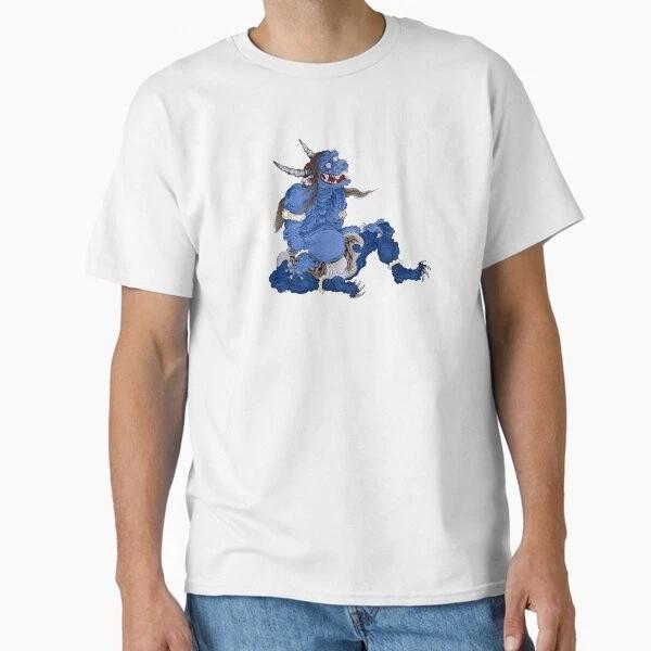 Blue Japanese Ogre Classic Tshirt Tshirt Made In Usaus Size S2xl