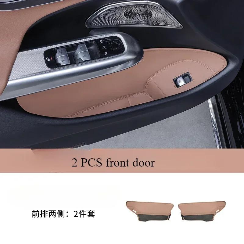 

for W214 Car Door Side leather Storage Box Front Car Door Slot Storage Organizer for Mercedes-Benz E-Class W214 E300L E260 2PCS front door