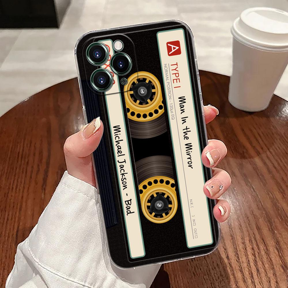 Cassette Music Tapes Circuit Board Camera Case For Apple iPhone 17 16 15 14 13 12 11 Pro Max 16 Plus 16E 17Air 17Pro Phone Cover