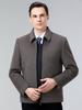 Men's Double-Sided Cashmere Jacket: Autumn/Winter Business Casual Wool Coat for Middle-Aged Dads