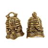 Meditation Brass Handicraft Bell Bronze Biker Good Luck Charm Evil Spirit Trap Bell Home Decor