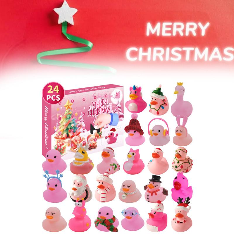 Adorable Pink Duck Countdown Blind Box Toy For Interactive Emotional Development
