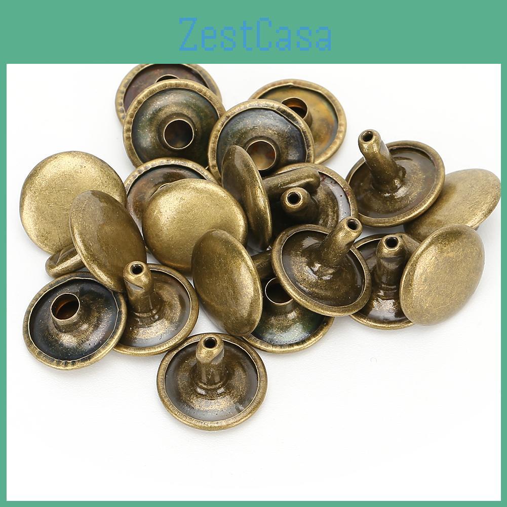 Cap Double Sets Rivet 200 Round Stud Nail Iron Jeans Button Leather Shoes Bags Clothes