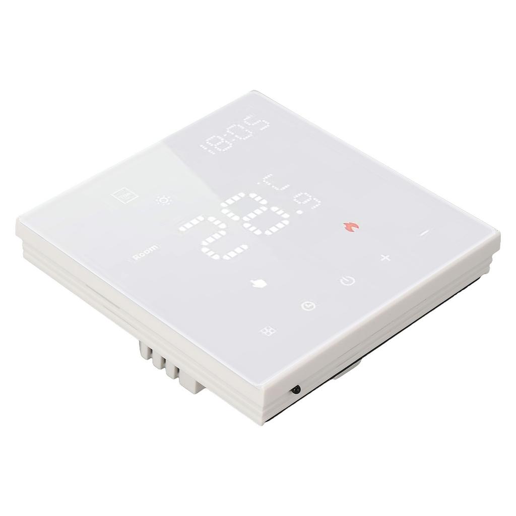 Smart Home Thermostat White Color Touch Digital Thermostat for Home Office 100 To 250VAC 16A Electric Floor Heating
