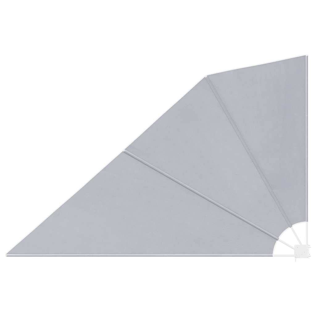 Faltbarer Balkon Sichtschutz Grau 160*240 cm