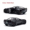 1:36 Chevrolet Corvette C7 Alloy Diecast Modely supersportovních modelů aut, simulační kovová karoserie vozidla se stahováním Dětské hračky