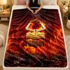 Flannel BlanketNottingham Forest Football Warm Soft Throw Blanket for Indoor Sofa Bed Living Room Use
